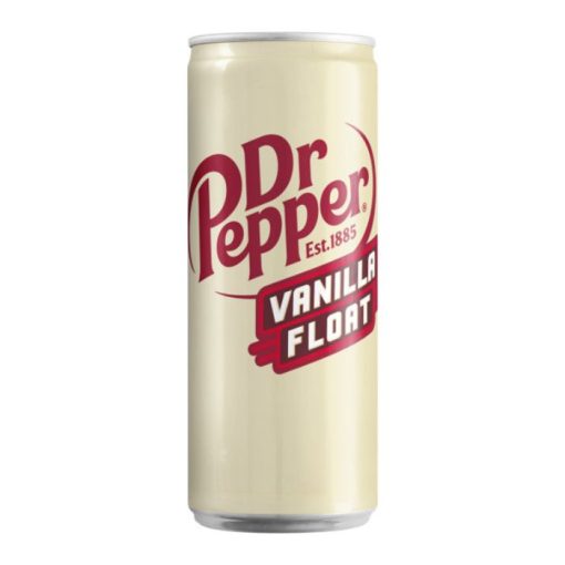 Dr. Pepper Vanilla Float 33cl – tray met 12 aluminium blikjes