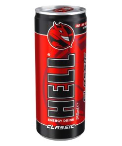 Hell Energy Drink Classic – tray met 24 energy drink blikjes