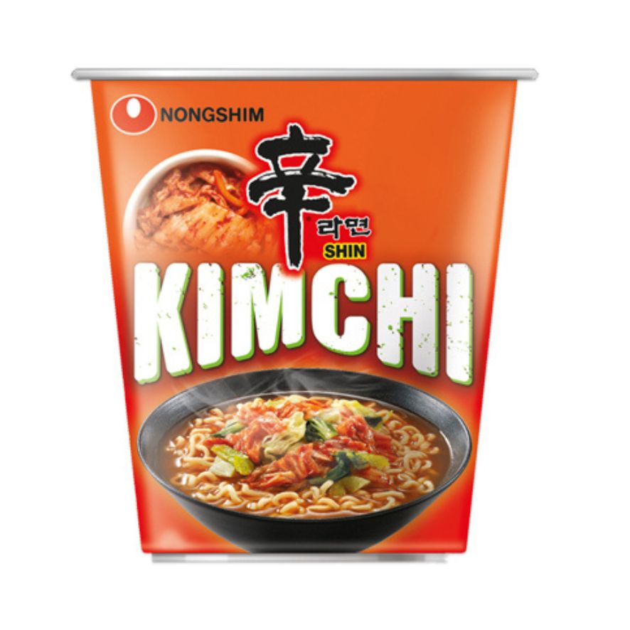 Nongshim Kimchi Ramen bakje 75gr – Koreaanse instant ramen