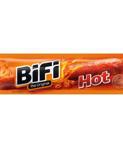 BiFi Worstjes HOT 20g – displaydoos met 40 pittige minisalami’s.