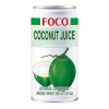 Foco Coconut Juice Blikjes 35cl – tropische kokosdrank in tray van 24 blikjes met natuurlijke smaak.