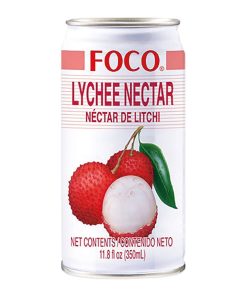 Foco Lychee Drink blikje 35cl – lychee frisdrank