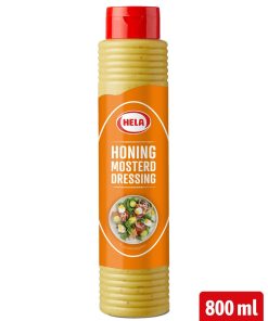 Hela Honing Mosterd Dressing 80cl grote knijpfles