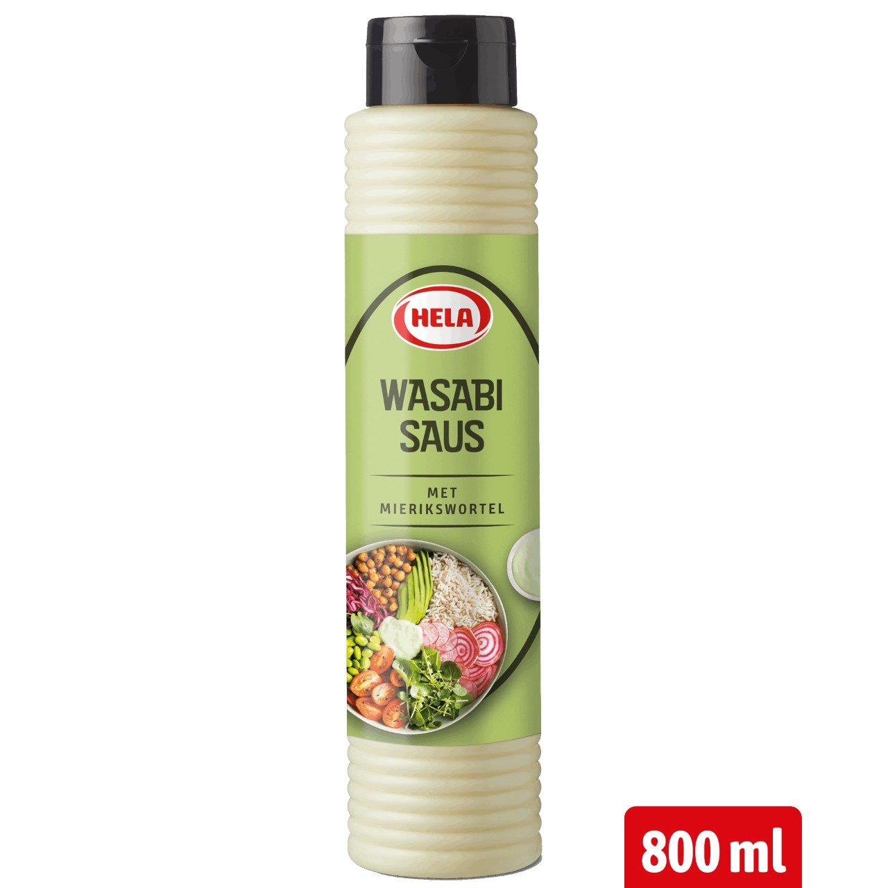 Hela Wasabisaus 80cl grote knijpfles