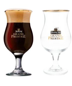 Hertog Jan Bierglas Grand Prestige 25cl – doos met 2 originele glazen voor speciaalbier.