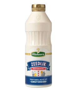 Oliehoorn Zeedijk Mayonaise 900ml – romige Nederlandse mayonaise in grote knijpfles.