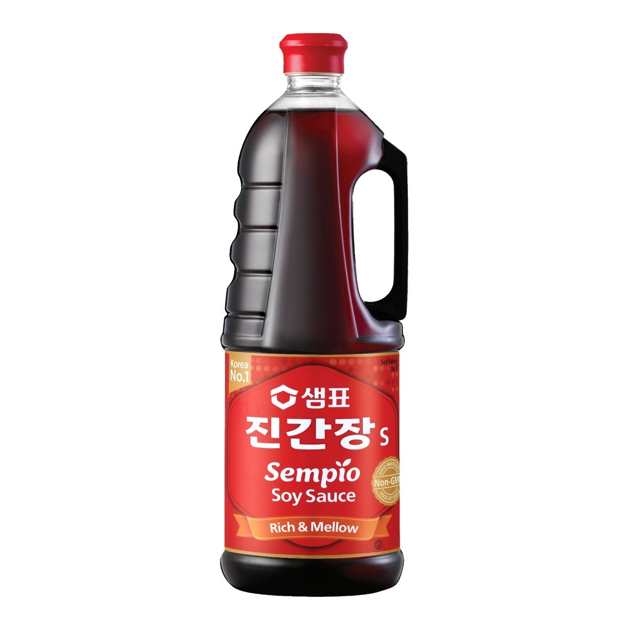 Sempio Sojasaus Grote Fles 1,7 Liter – Koreaanse umami sojasaus voor wok, sushi en marinades.