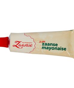 Zaanse Mayonaise Mini-Tube 3cl – doos met 60 portieverpakkingen romige mayonaise.
