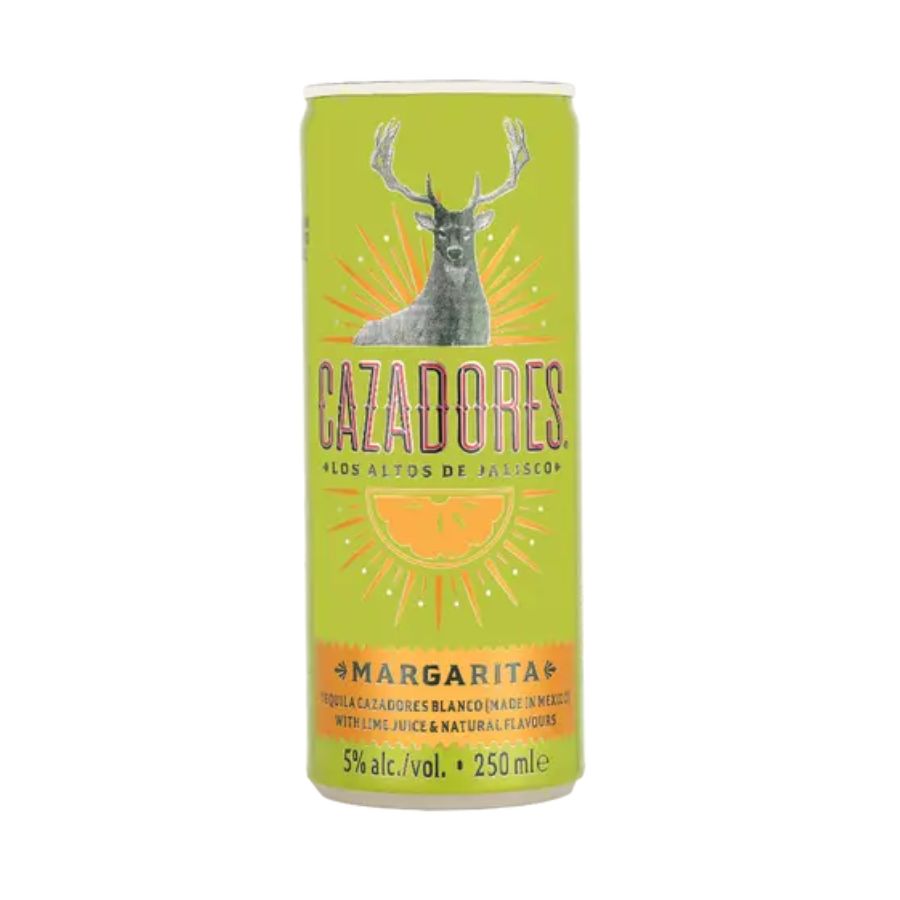 Cazadores Margarita Cocktail blikjes 25cl tray 12 stuks