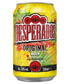 Desperados 33cl blikjes – tray 24 tequila-flavoured bier