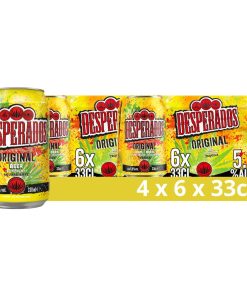 Desperados 33cl blikjes – tray 24 tequila-flavoured bier