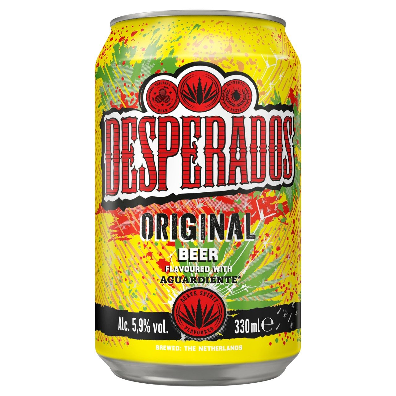 Desperados 33cl blikjes – tray 24 tequila-flavoured bier