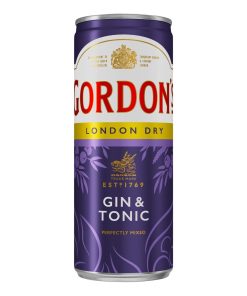 Gordon’s Gin & Tonic Blikjes 25cl premix tray 12 stuks