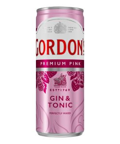 Gordon’s Premium Pink Gin & Tonic Blikjes 25cl tray 12 stuks