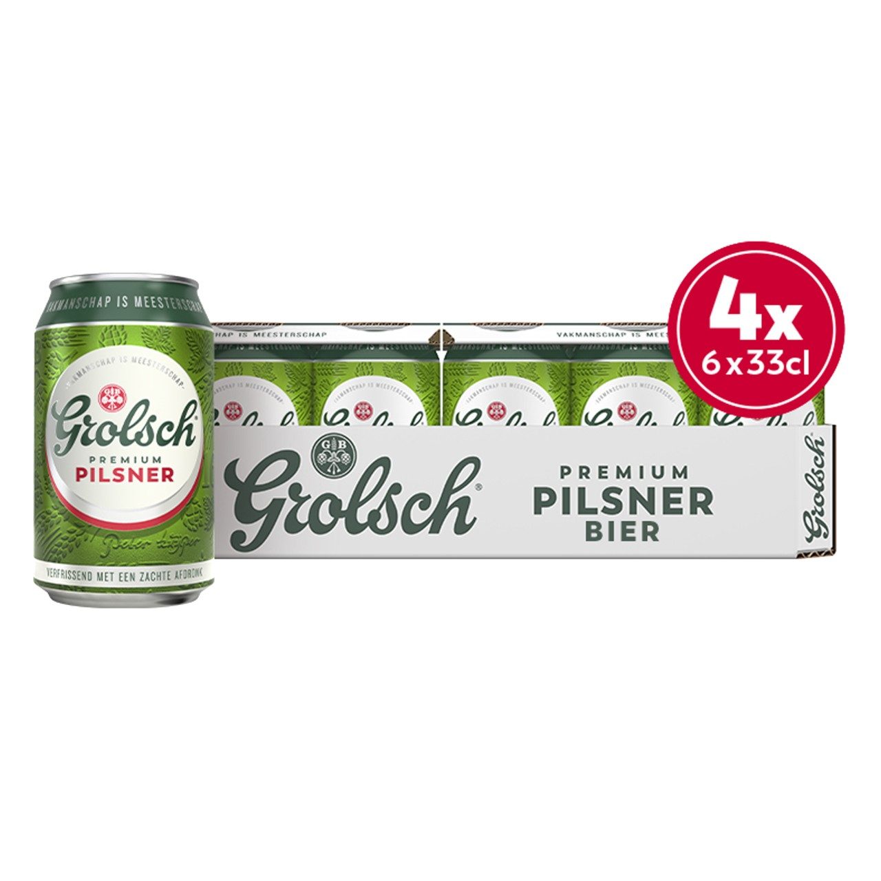 Grolsch Bier Blikjes 33cl – tray van 24 stuks