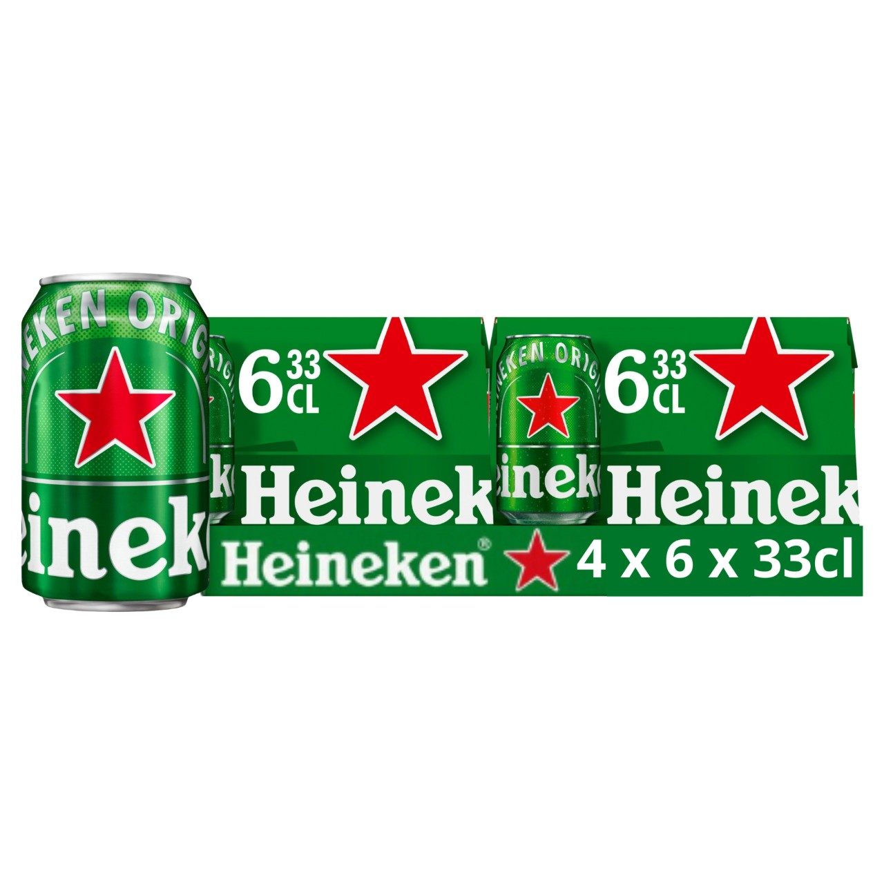 Heineken Bier Blikjes 33cl Tray 24 Stuks