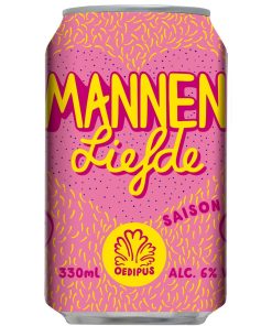 Oedipus Mannenliefde bier blikjes 33cl tray 12 stuks
