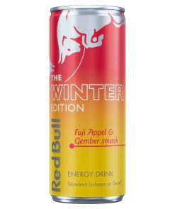 Red Bull Fuji Apple Winter Edition 25cl blikjes tray 12 stuks