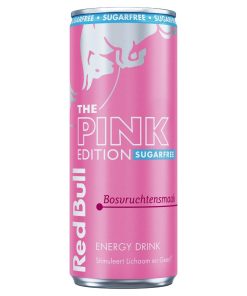 Red Bull Pink Edition Sugarfree 25cl blikjes tray 12 stuks