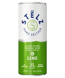 Stëlz Lime 25cl hard seltzer – tray 12 blikjes