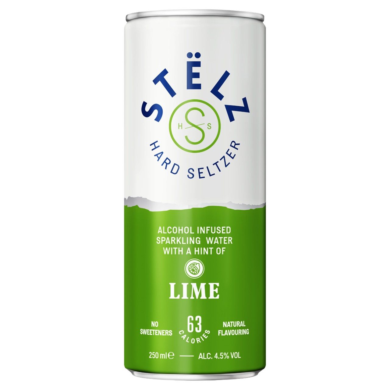 Stëlz Lime 25cl hard seltzer – tray 12 blikjes