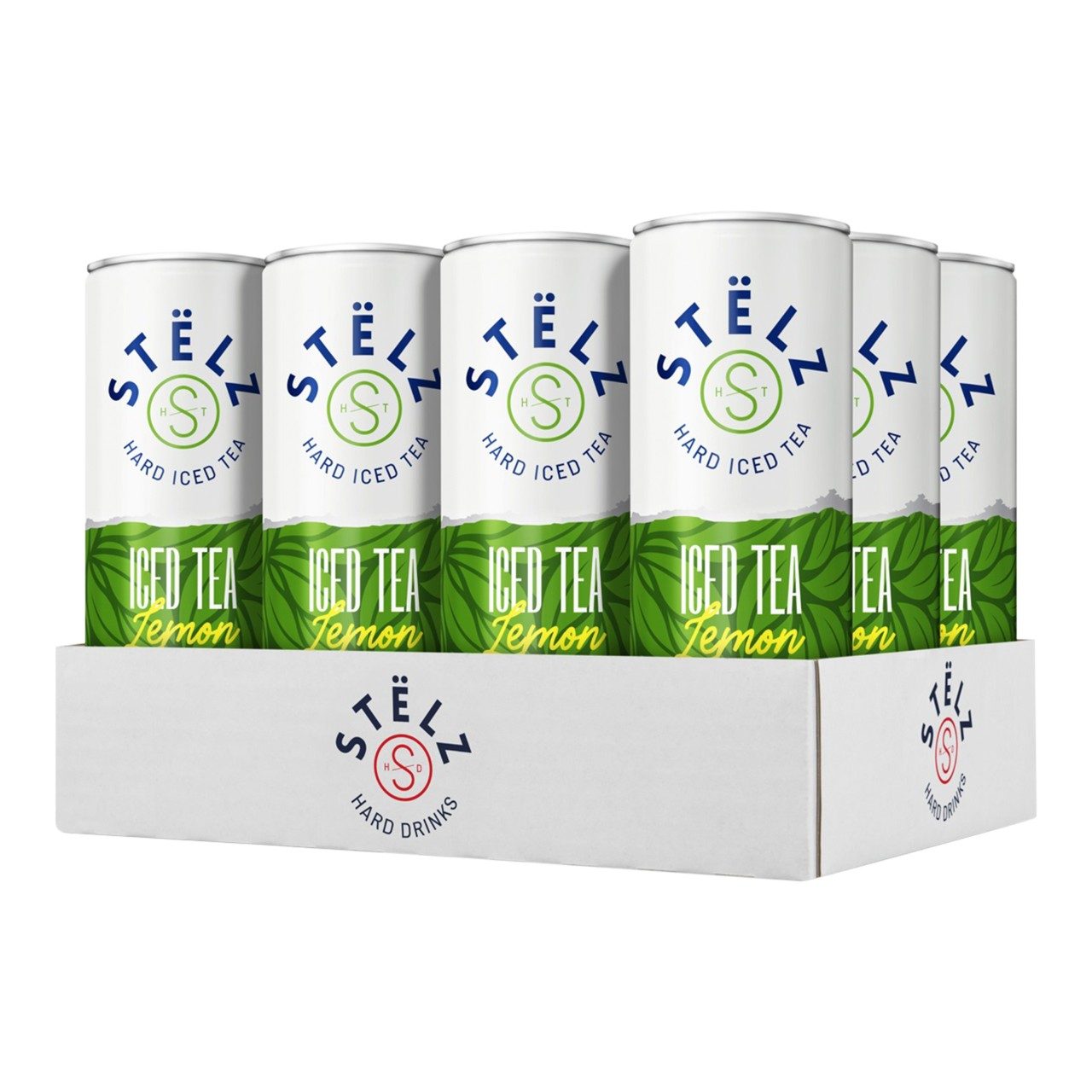 Stëlz Hard Iced Tea Lemon Hard Seltzer – tray 12 blikjes