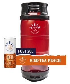 Stëlz Hard Iced Tea Peach 20L fust – hard seltzer wegwerp keg