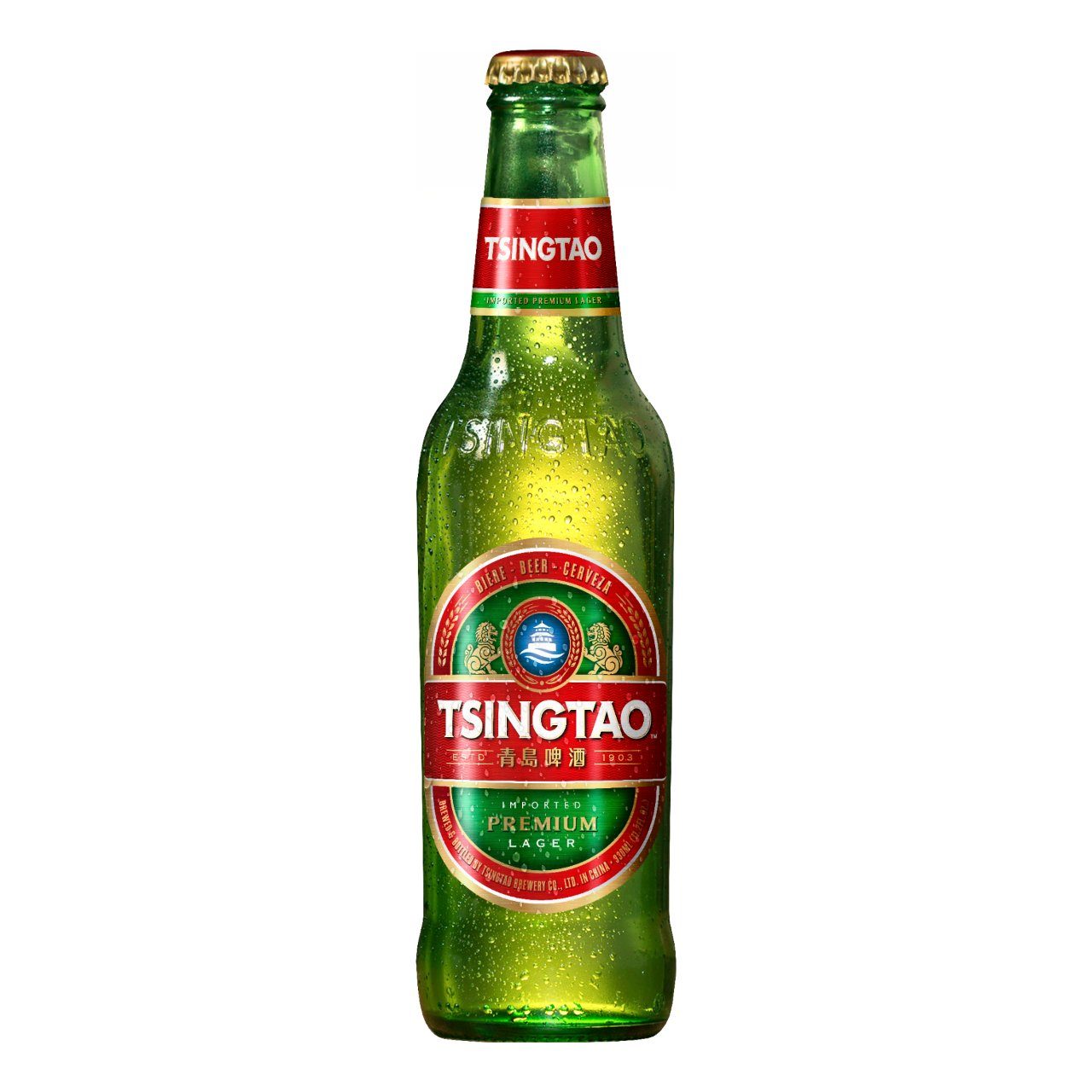 Tsingtao Bier Flesjes 33cl doos 24 stuks
