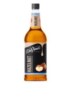 DaVinci Gourmet Hazelnoot suikervrij koffiesiroop 1 liter fles
