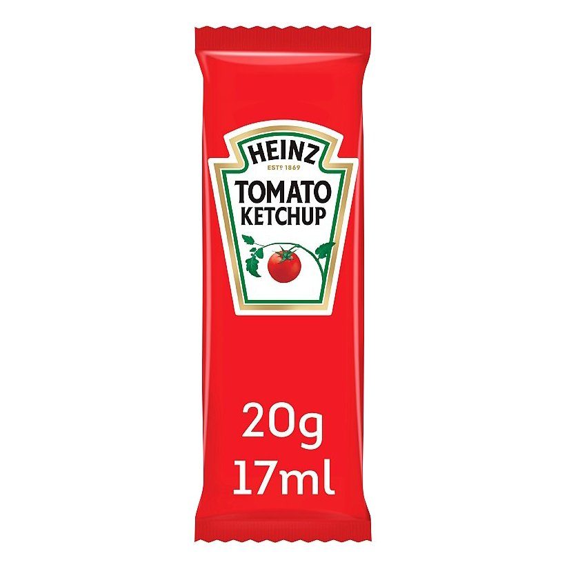 Heinz tomatenketchup kleine zakjes 20 gram doos 100 stuks