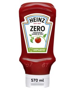 Heinz Tomatenketchup ZERO knijpfles 570ml