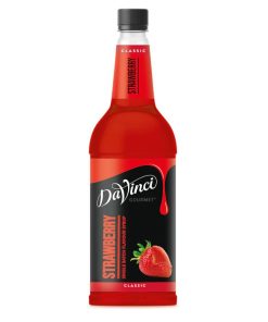 DaVinci Gourmet Classic Aardbei Fruit Siroop 1 Liter PET fles