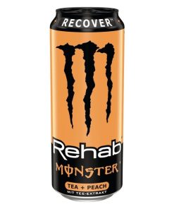 Monster Rehab Tea Peach 50cl Blikjes Tray 12 Stuks