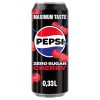 Pepsi Zero Sugar Cherry Blikjes 33cl Tray 12 Stuks