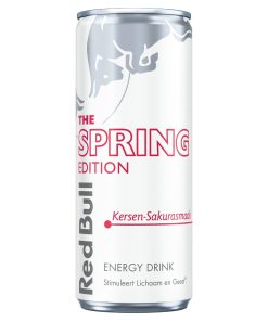 Red Bull The Spring Edition Kersen-Sakurasmaak Blikjes 25cl Tray 24 Stuks