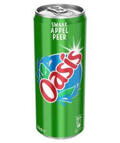 Oasis Appel Peer Blikjes 33cl Tray 24 Stuks