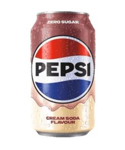 Pepsi Cream Soda Flavour ZERO Blikjes 33cl Tray 12 Stuks