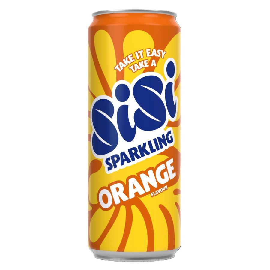 Sisi Orange Blikjes 33cl Tray 12 Stuks