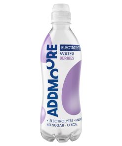 Addmoore Electrolyte Water Berries PET flesjes 50cl tray 12 stuks sportwater