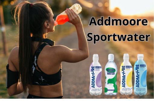 Addmoore Electrolyte Water sportwater met elektrolyten in Lemon Apple en Berries smaken