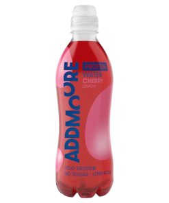 Addmoore Proteinwater Cherry PET flesjes 50cl tray 12 stuks
