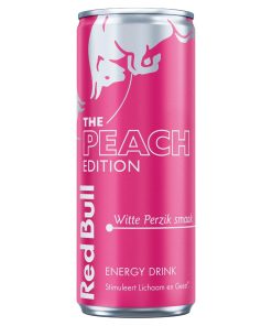 Red Bull The Summer Edition White Peach blikjes 25cl tray 12 stuks