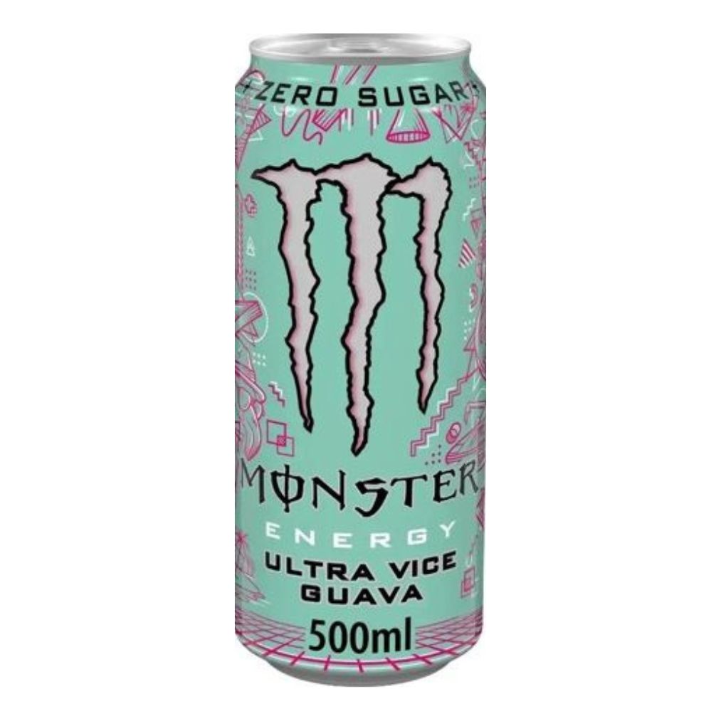Monster Ultra Vice Guava 50cl Blikjes Tray 12 Stuks